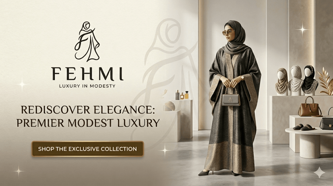 Luxury Yet Modest Abayas in Pakistan – The Perfect Blend of Elegance and Faith - FEHMI