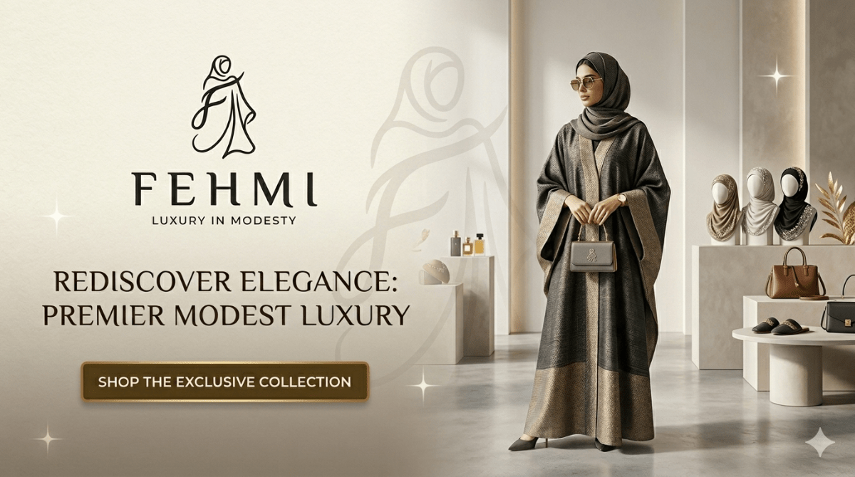 Luxury Abaya: Tailored Elegance - FEHMIFEHMIFEHMI#original_value#